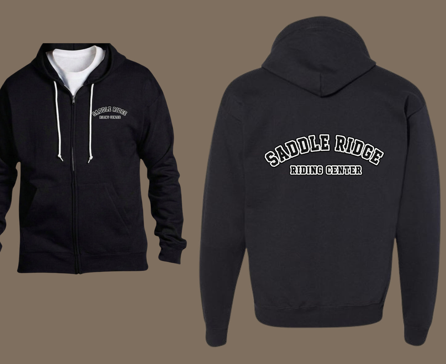Saddle River Riding Center Zip Up Hoodie