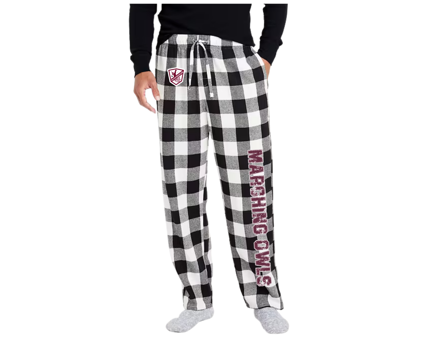 Buffalo Plaid PJ Pants - Park Ridge Marching Owls