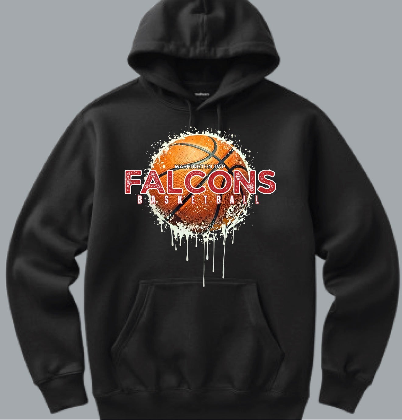 Falcons Basketball Drippy Hoodie